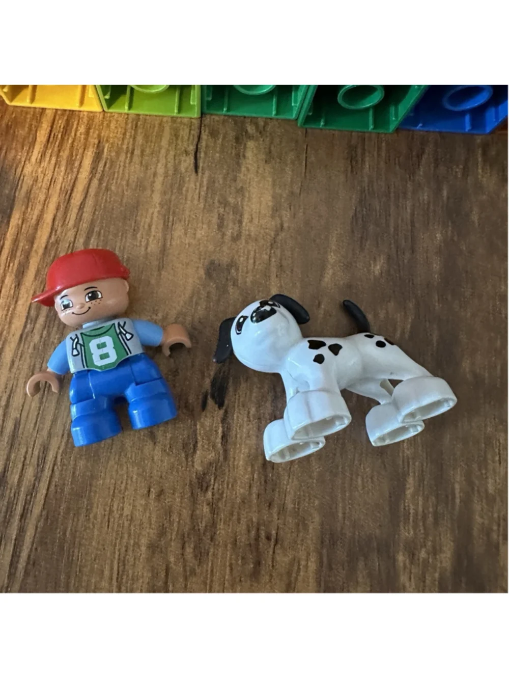 LEGO DUPLO Number Train 10558 Retired 2013 Replacement Pieces Boy Dog